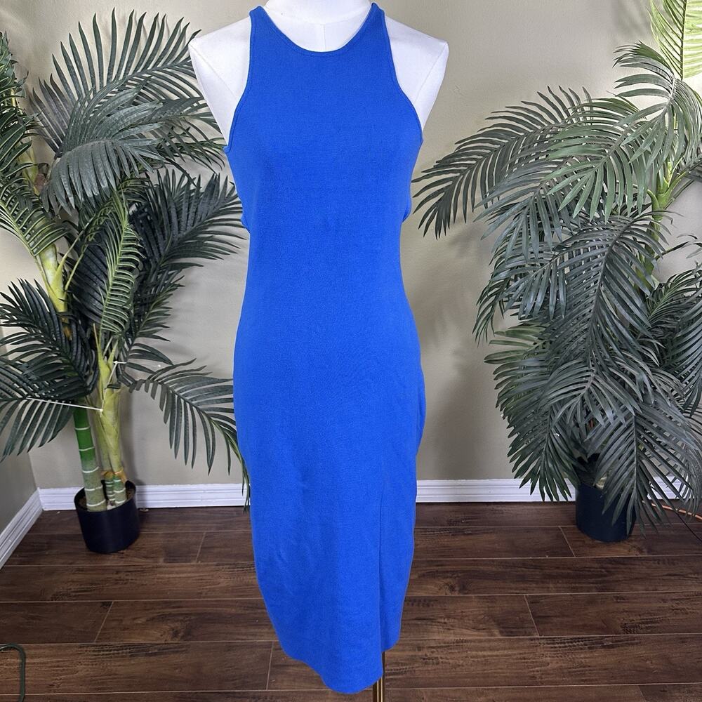 House of Harlow Stretch midi dress Women M racer open back